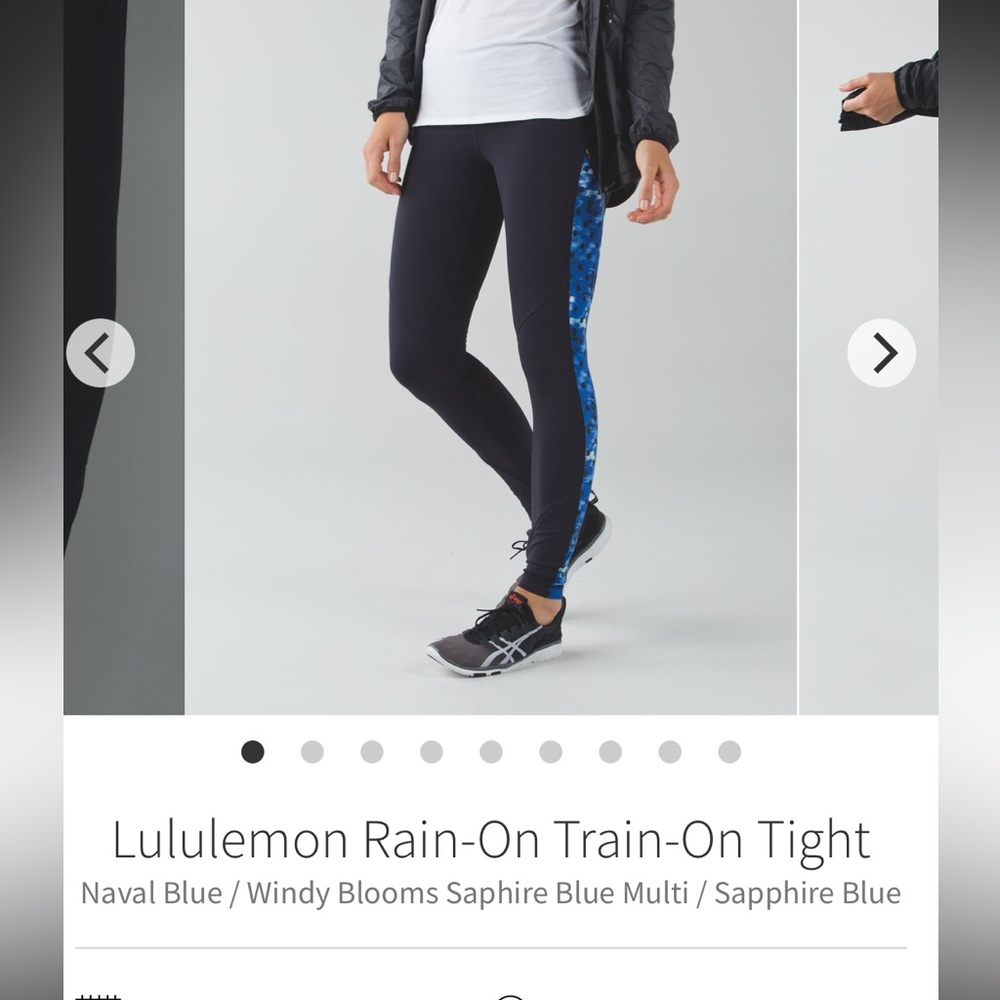 Rain on Train On tight navel blue
